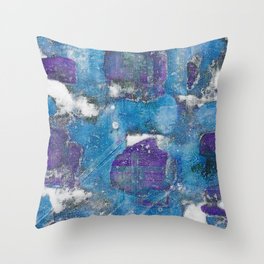 Blue and Purple Pillow