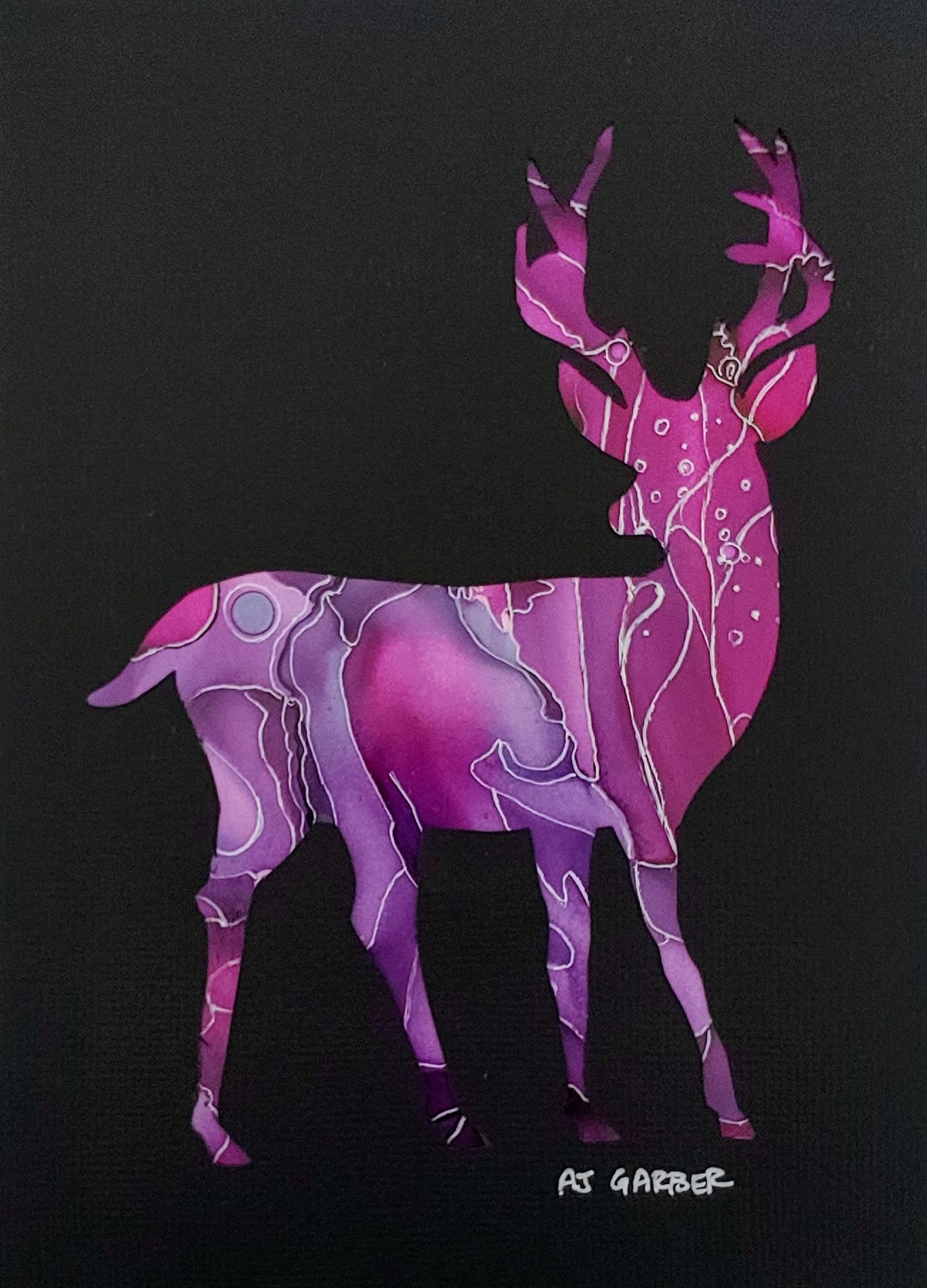 Deer Paper Cutout