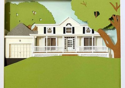 3D Paper-cut House